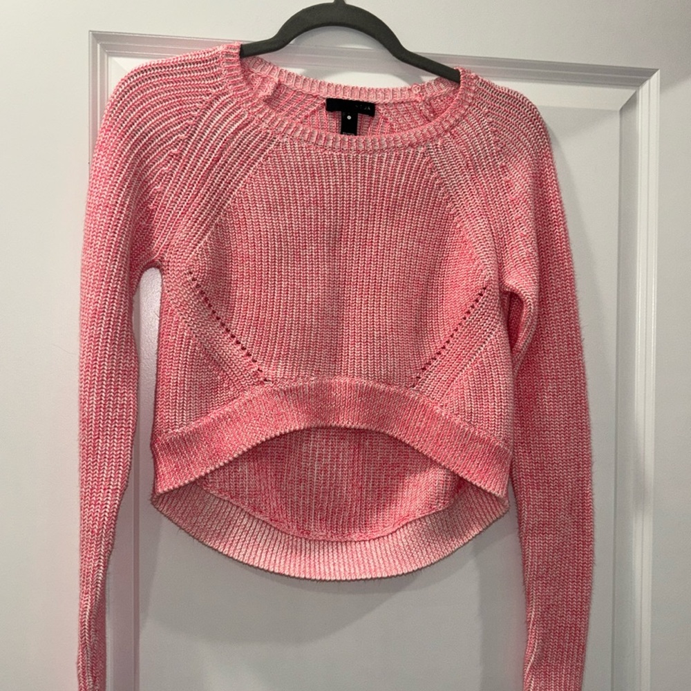 AQUA Cropped Sweater